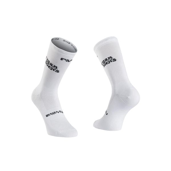 Skarpety rowerowe NORTHWAVE Clean Sock biały. Białe skarpetki Northwave, bez wzorów. Za 65.00 zł.
