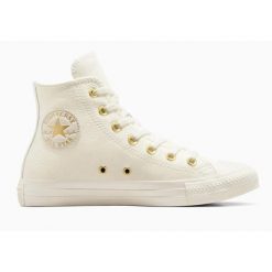 Buty CONVERSE CHUCK TAYLOR ALL STAR GOLD Biały. Brązowe buty treningowe Converse, bez wzorów, ze skóry ekologicznej, bez zapięcia. Za 382.10 zł.