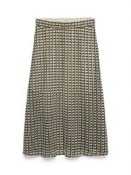 Vero Moda Spódnica w kolorze beżowo-czarnym rozmiar: S. Brązowe spódnice Vero Moda, s, bez wzorów, midi. Za 98.95 zł.