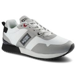 Białe Sneakersy Big Star Damskie Modne Półbuty. Białe buty sportowe lifestyle BIG STAR, na wiosnę, bez wzorów, ze skóry ekologicznej, biznesowe, bez zapięcia. Za 159.00 zł.