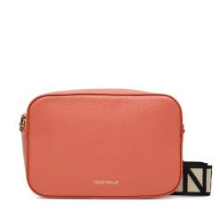 Torebka Coccinelle. Pomarańczowe listonoszki Coccinelle, bez wzorów, bez dodatków. Za 639.99 zł.