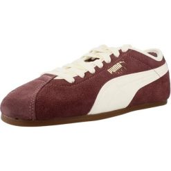 Buty PUMA YELLOW 40445619 Bordeaux. Czerwone trekkingi Puma, bez wzorów, ze skóry, bez zapięcia, na fitness i siłownię. Za 283.99 zł.