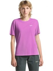 Jack Wolfskin Koszulka funkcyjna w kolorze różowym rozmiar: XL. Różowe t-shirty sportowe Jack Wolfskin, xl, bez wzorów, z materiału, bez ramiączek, outdoorowe. Za 138.38 zł.