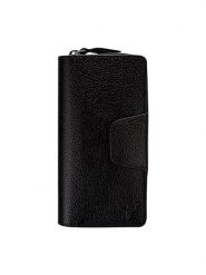 Lucky Bees Skórzany portfel w kolorze czarnym - 18,5 x 10 x 2 cm rozmiar: onesize. Czarne portfele Lucky Bees, bez wzorów, z materiału. Za 191.88 zł.