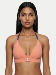 Calvin Klein Swimwear Góra od bikini LV00Q61225 Różowy. Czerwone bikini Calvin Klein Swimwear, bez wzorów, z syntetyku. Za 229.99 zł.