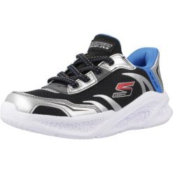 Buty SKECHERS METEOR-LIGHTS Czarny. Czarne buty trekkingowe Skechers, bez wzorów, z syntetyku, bez zapięcia, trekkingowe. Za 258.99 zł.
