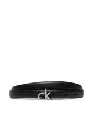 Calvin Klein Pasek Damski Ck Thin Belt 1.5cm Pebble K60K612858 Czarny. Czarne paski Calvin Klein, bez wzorów, ze skóry. Za 159.99 zł.