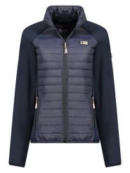 Geographical Norway Kurtka polarowa "Tour" w kolorze granatowym rozmiar: XL. Niebieskie kurtki Geographical Norway, xl, bez wzorów, z polaru, bez kaptura. Za 156.98 zł.