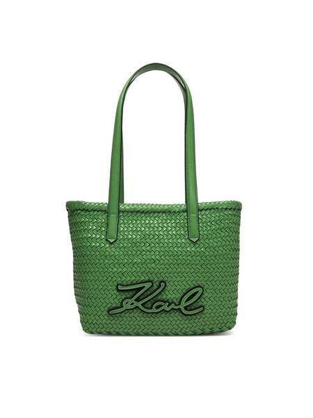 KARL LAGERFELD Torebka B2W30206 Zielony. Zielone torebki klasyczne KARL LAGERFELD, bez wzorów, ze skóry, bez dodatków. Za 986.99 zł.
