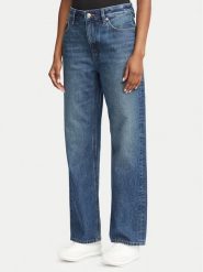 Calvin Klein Jeans Jeansy 90s LV047H722G Granatowy Straight Fit. Niebieskie jeansy Calvin Klein Jeans, s, bez wzorów, z bawełny. Za 489.99 zł.