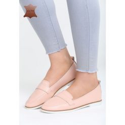 Różowe Skórzane Mokasyny Need You. Mokasyny marki Reserved. Za 79.99 zł.