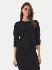 Liu Jo Sport Sweter TF6183 MS49I Czarny Regular Fit. Czarne swetry Liu Jo Sport, xs, bez wzorów, z wiskozy, sportowe, bez ramiączek. Za 599.99 zł.