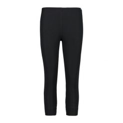 Damskie legginsy 3/4 CMP. Czarne legginsy CMP, bez wzorów, sportowe. Za 162.50 zł.