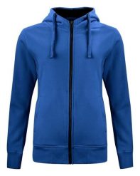Clique Classic Hoody Full Zip Women - Bluza z kapturem na zamek. Niebieskie bluzy CLIQUE, l, bez wzorów, z bawełny, z kapturem. Za 322.45 zł.