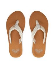 Roxy Japonki ARJL101166 Écru. Japonki Roxy, bez wzorów, z materiału. Za 99.99 zł.