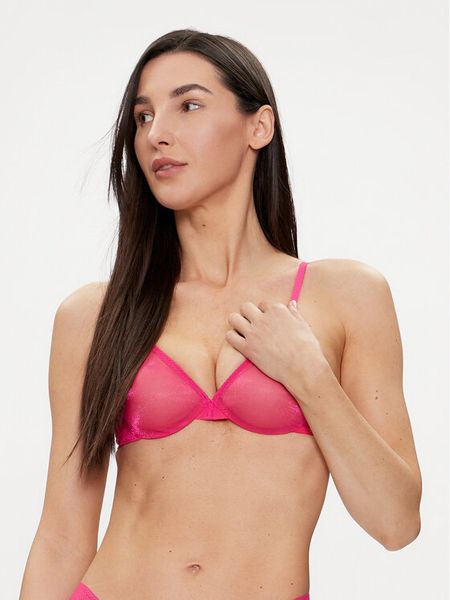 Gossard Biustonosz z fiszbiną Glossies 6271 Różowy. Czerwone biustonosze Gossard, bez wzorów, z syntetyku. Za 129.99 zł.