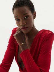 Guess Bransoletka JUBB04 594JW Złoty. Żółte bransoletki Guess, ze stali. Za 219.99 zł.