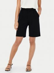 JDY Szorty materiałowe Tanja 15257249 Czarny Regular Fit. Czarne szorty JDY, bez wzorów, z materiału. Za 89.99 zł.