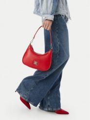 Nine West Torebka CEO-SOFT ALLURE-LDA9751 Czerwony. Czerwone torebki klasyczne Nine West, bez wzorów, ze skóry, bez dodatków. Za 199.99 zł.