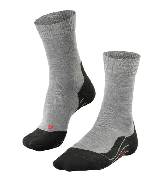 Skarpetki damskie Falke TK5. Szare skarpetki Falke, bez wzorów, z poliamidu. Za 156.00 zł.