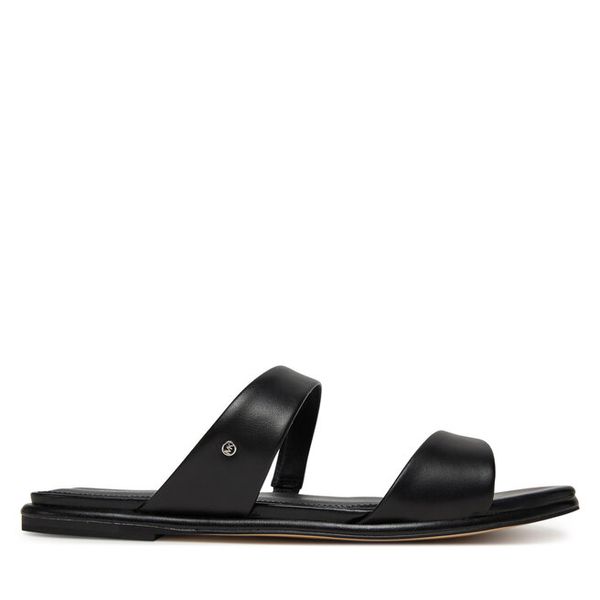 Klapki MICHAEL Michael Kors. Czarne klapki MICHAEL Michael Kors, bez wzorów, bez obcasa, bez zapięcia. Za 569.99 zł.