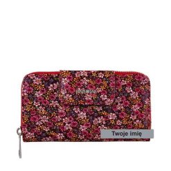 Czerwony portfel damski z grawerem BajuBaj PD2006Cs82 RFIDPS. Czerwone portfele bez wzorów, ze skóry. Za 180.50 zł.