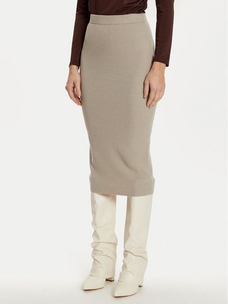 Vero Moda Spódnica ołówkowa Fantastic 10320638 Szary Slim Fit. Szare spódnice Vero Moda, xs, bez wzorów, z syntetyku, ołówkowe. Za 59.99 zł.