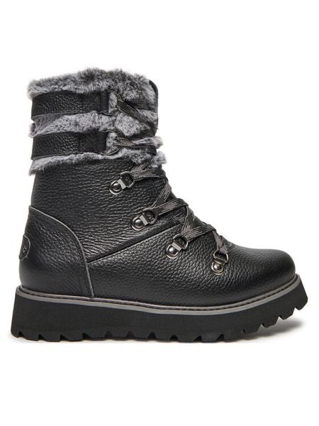 Roxy Trzewiki ARJB700752 Czarny. Czarne botki Roxy, bez wzorów, ze skóry, bez obcasa, na płaskiej podeszwie, bez zapięcia. Za 619.99 zł.