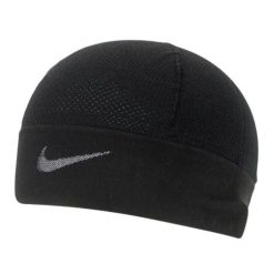 Dzianinowa Czapka DriFIT. Czarne czapki zimowe Nike, bez wzorów, z dzianiny. Za 230.50 zł.