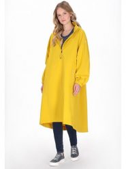 Schmuddelwedda Płaszcz przeciwdeszczowy w kolorze żółtym rozmiar: S. Żółte kurtki przeciwdeszczowe Schmuddelwedda, s, bez wzorów, sportowe, bez kaptura. Za 295.99 zł.