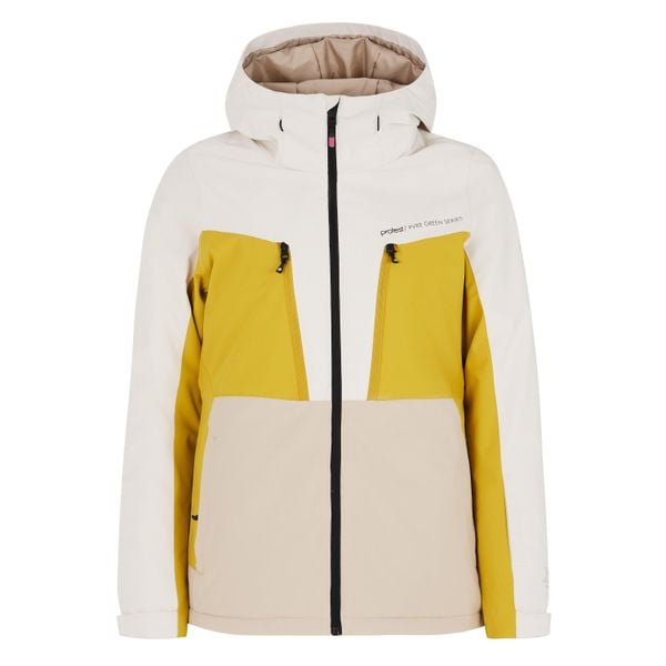 Damska kurtka narciarska Protest Calida. Białe kurtki narciarskie Protest, na zimę, bez wzorów, bez kaptura, narciarskie. Za 851.50 zł.