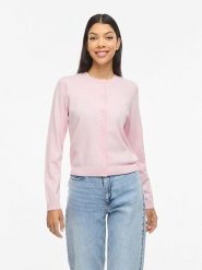 Vila Kardigan "Vimalu" w kolorze jasnoróżowym rozmiar: XL. Różowe swetry Vila, s, bez wzorów, z materiału, bez ramiączek. Za 70.90 zł.