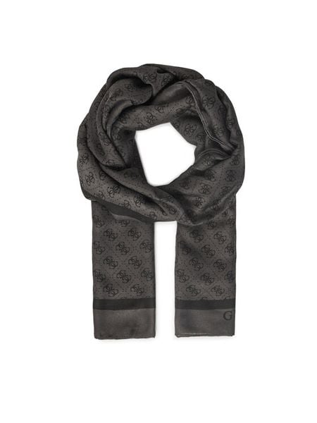 Guess Szal AW5341 POL03 Czarny. Czarne szaliki i kominy Guess, z aplikacjami, z poliesteru. Za 199.99 zł.