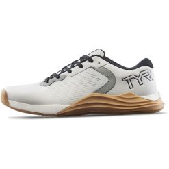 Buty treningowe dla dorosłych TYR TRAINER CXT-39. Szare buty do biegania TYR, bez wzorów, bez zapięcia, do biegania. W wyprzedaży za 524.99 zł.