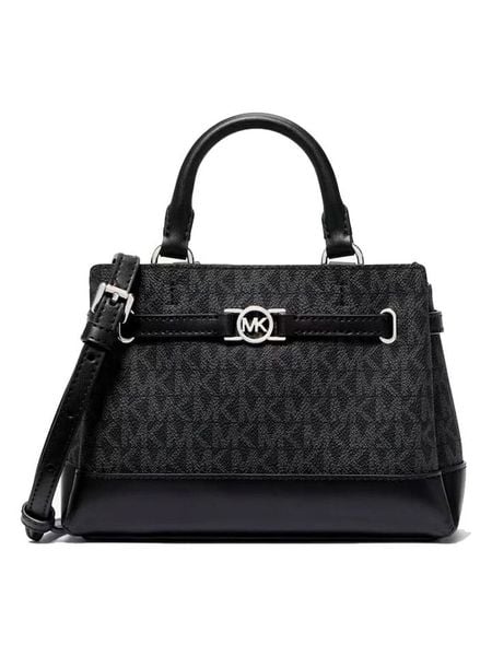 Michael Kors Torebka w kolorze czarnym - 20 x 14 x 19 cm rozmiar: onesize. Czarne torebki klasyczne Michael Kors, bez wzorów, z materiału, przez ramię, bez dodatków. Za 590.20 zł.