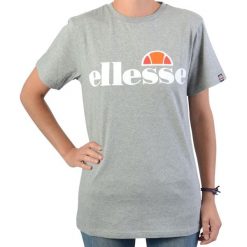 Koszulka treningowa damska Ellesse Albany. Szare t-shirty sportowe Ellesse, m, bez wzorów, z bawełny, bez ramiączek, na fitness i siłownię. Za 79.84 zł.