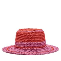 Kapelusz DeeZee. Czerwone kapelusze DeeZee, bez wzorów. Za 59.99 zł.