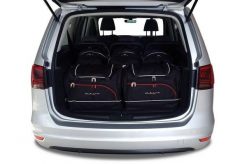 Torby Do Bagażnika Vw Sharan 2010-2022 5Szt Kjust. Czarne torby podróżne KJUST, bez wzorów, z kauczuku. Za 1,660.00 zł.