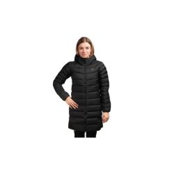 Płaszcz trekkingowy damski Cerium Mid Coat Women. Czarne płaszcze Arc'teryx, bez wzorów, z puchu, sportowe, bez kaptura. Za 2,399.99 zł.