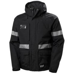 Kurtka narciarska Helly Hansen Tower 19. Czarne kurtki narciarskie Helly Hansen, na zimę, bez wzorów, bez kaptura, narciarskie. Za 2,298.00 zł.
