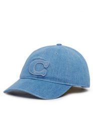 Coach Czapka z daszkiem 29CCN89 Niebieski. Niebieskie czapki z daszkiem Coach, bez wzorów, z bawełny. Za 209.99 zł.