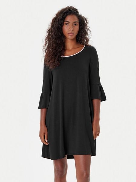 Kate Spade Koszula nocna KSI51506 Czarny Relaxed Fit. Czarne koszule nocne Kate Spade, xs, bez wzorów, bez ramiączek. Za 279.99 zł.