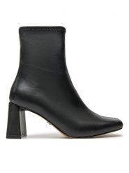 Aldo Botki Bun 13847650 Czarny. Czarne botki Aldo, bez wzorów, ze skóry, bez obcasa, na słupku, bez zapięcia. Za 339.99 zł.
