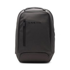 Plecak Lanetti. Czarne plecaki Lanetti, bez wzorów, bez dodatków. Za 135.99 zł.