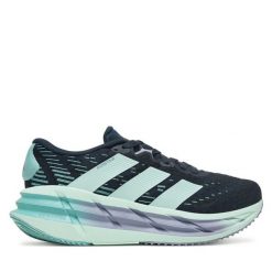 Buty do biegania adidas. Niebieskie buty do biegania adidas, bez wzorów, bez zapięcia, do biegania. Za 509.99 zł.