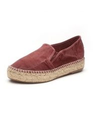 Natural world Espadryle w kolorze czerwonym rozmiar: 35. Czerwone espadryle Natural World, bez wzorów, bez obcasa. Za 130.99 zł.