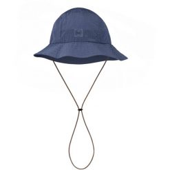 Kapelusz BUFF GO BUCKET HAT SOLID. Niebieskie kapelusze Buff, bez wzorów, sportowe. Za 164.40 zł.