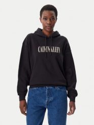 Calvin Klein Jeans Bluza Varsity J20J225579 Czarny Regular Fit. Czarne bluzy Calvin Klein Jeans, l, bez wzorów, z bawełny, bez kaptura. Za 259.99 zł.