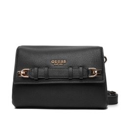 Torebka Guess. Czarne listonoszki Guess, z aplikacjami, bez dodatków. Za 419.99 zł.