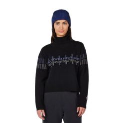 Sweter golf z wzorem dla kobiet Rossignol. Czarne swetry Rossignol, na zimę, bez wzorów, bez ramiączek. Za 729.00 zł.